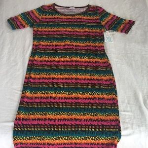 💕New LuLaRoe Colorful Julia Dress 2XL💕